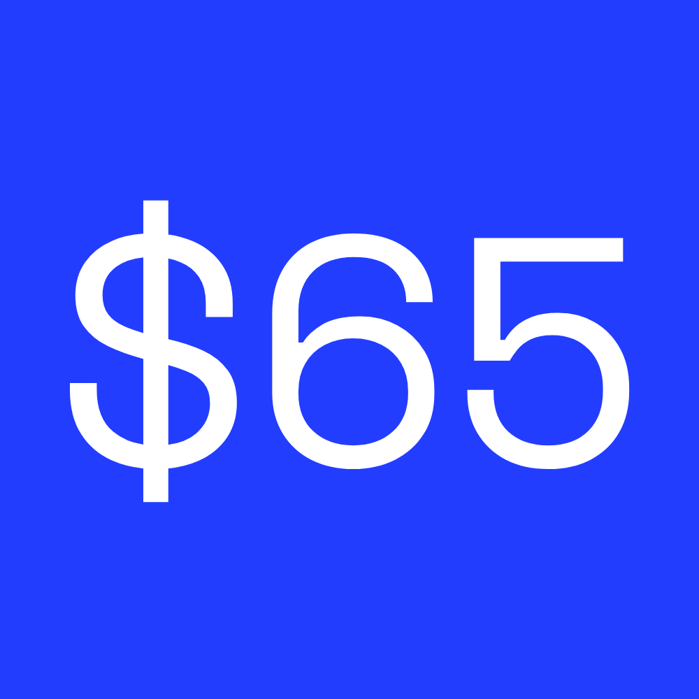 BLUE Sale Rack - $65